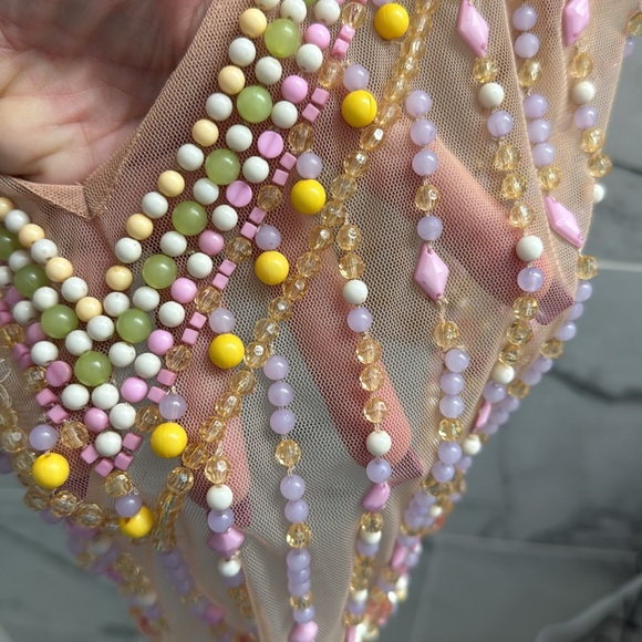 Anthropologie beaded camisole, XS/S - Picture 3 of 5